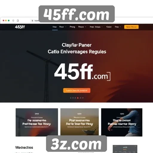 Recursos e funcionalidades do site 45ff.com
