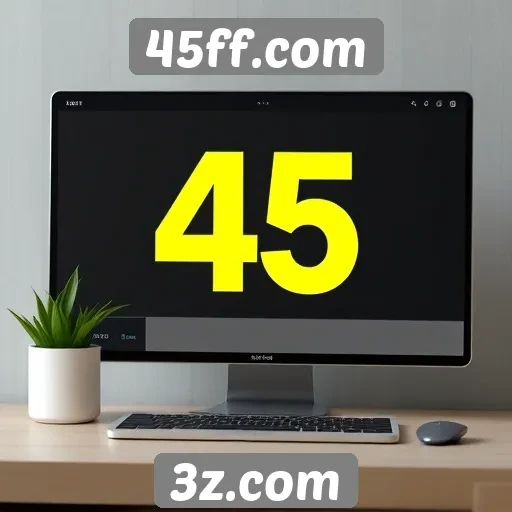 Interface e experiência do usuário no site 45ff.com